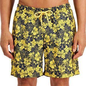 Club Room XXL Quick‑Dry Tropical Floral Swim Trunks • 7″ Inseam • NWT